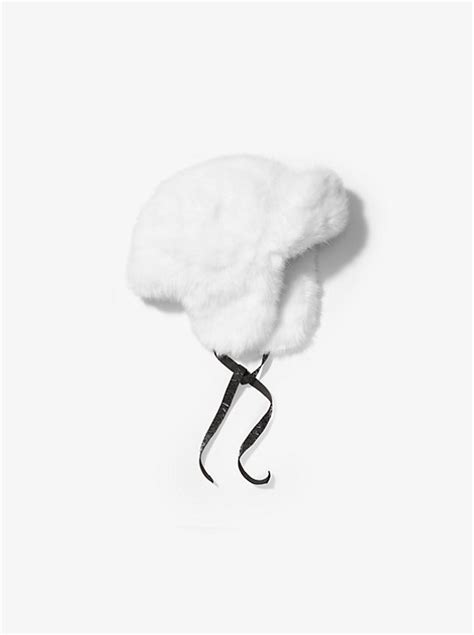 michael kors faux fur ski hat